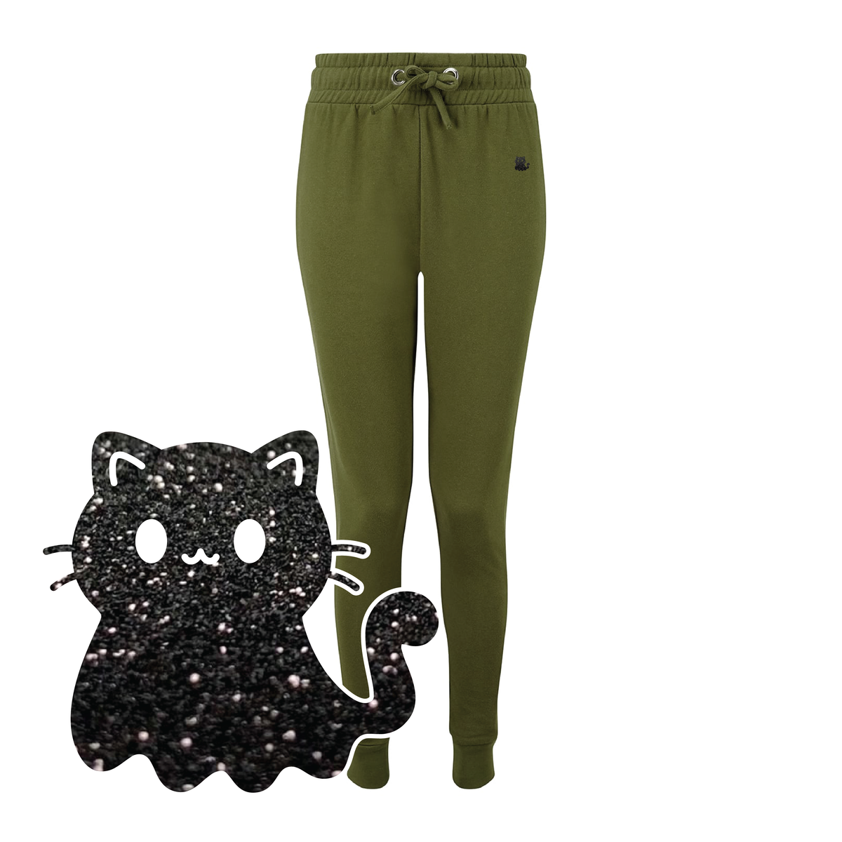 Black Cat Trackies - Ladies