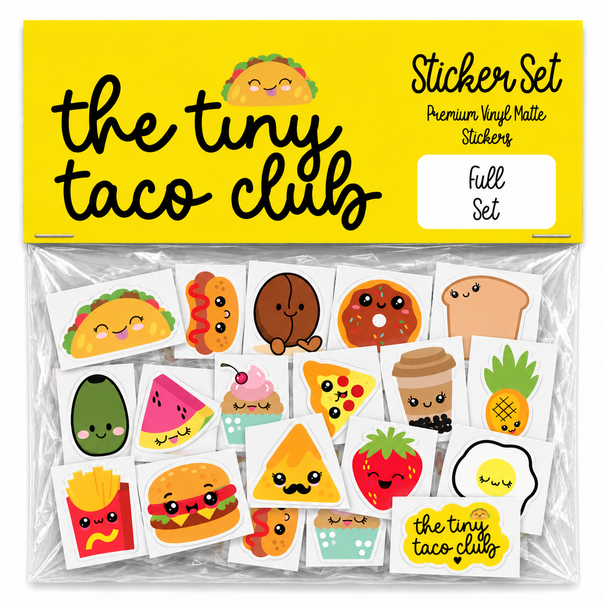 Tiny Taco Club Sticker Pack