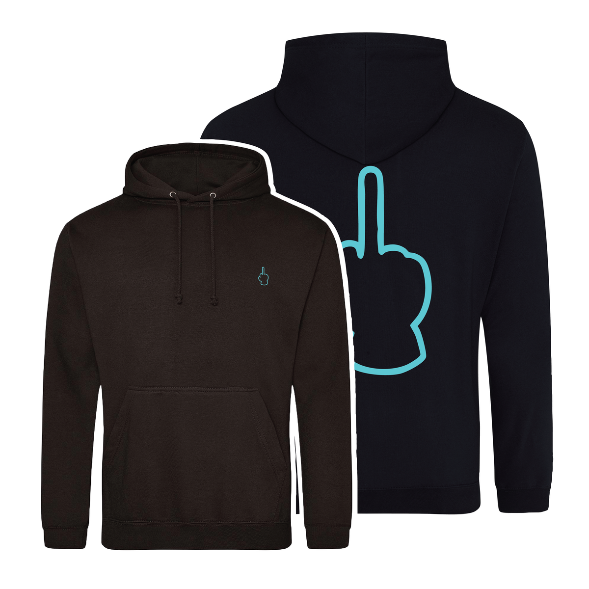 Middle Finger (Neon Reflective) Hoodie