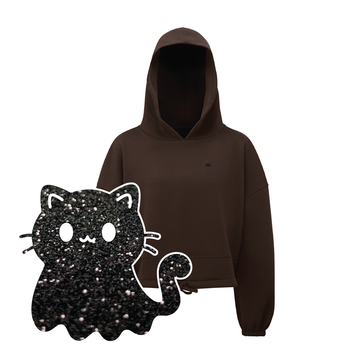 Black Cat Hoodie - Ladies