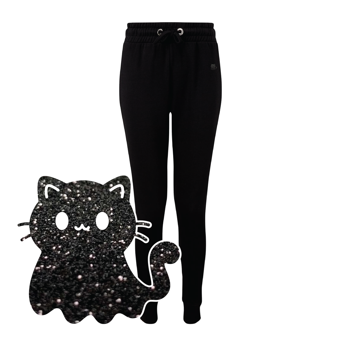 Black Cat Trackies - Ladies