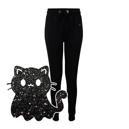 Black Cat Trackies - Ladies