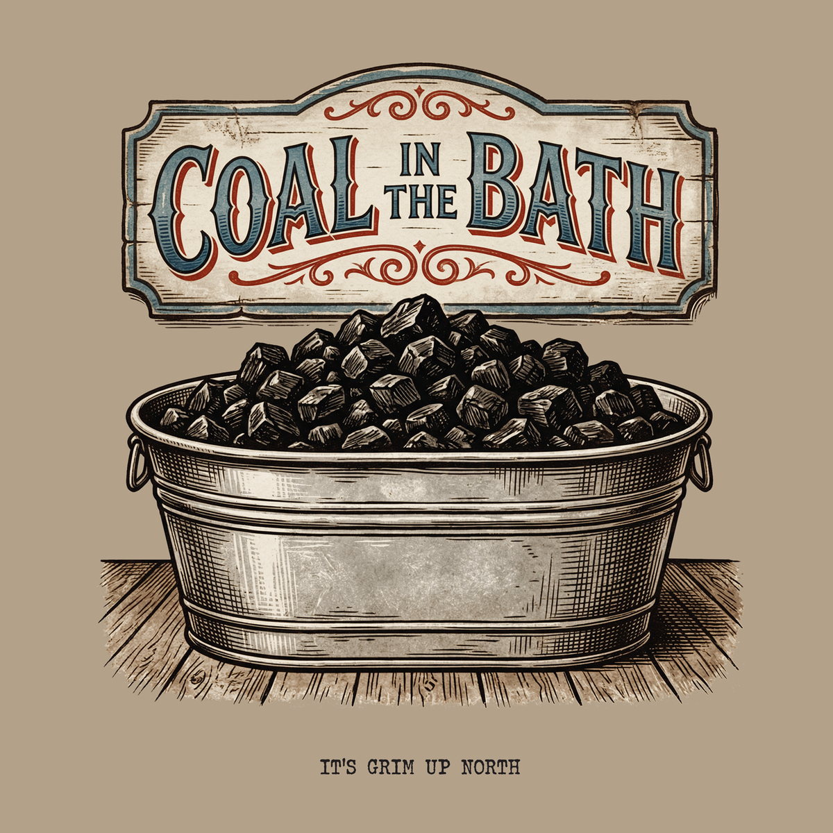 Coal In The Bath T-Shirt- NEW VISUALS