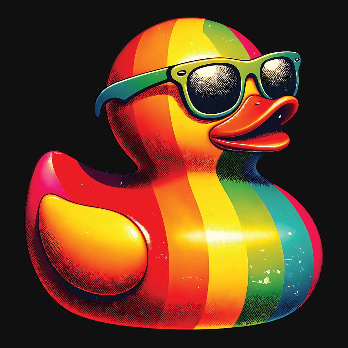 Rainbow Duck T-Shirt