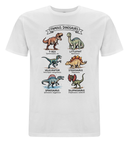 Famous Dinosaurs T-Shirt