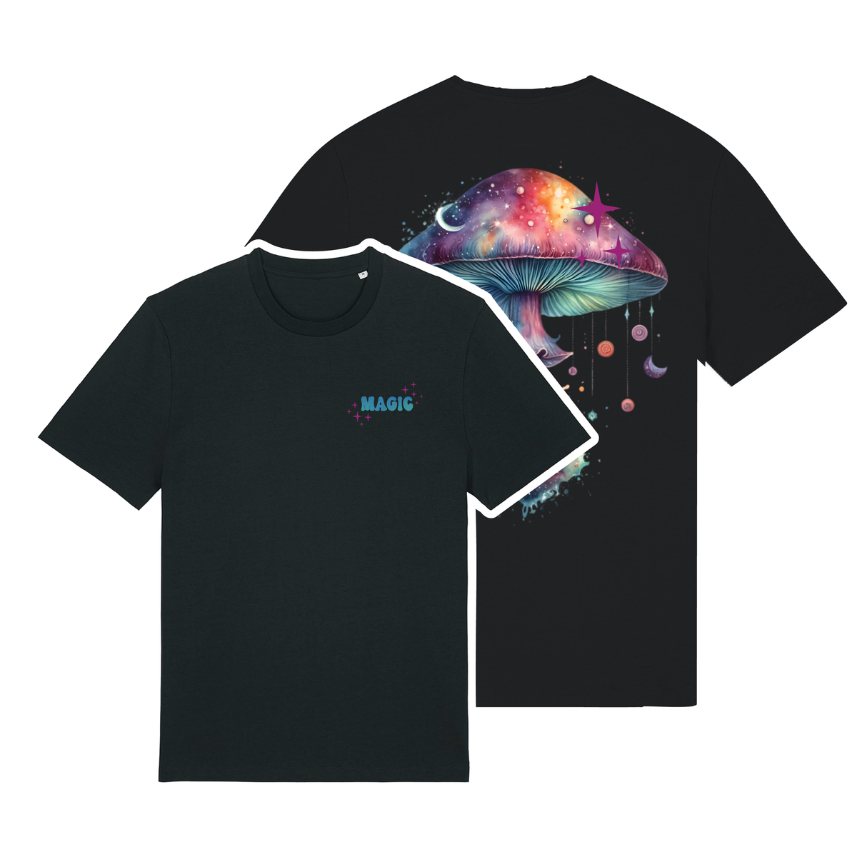 Magic Mushrooms Planets T-Shirt