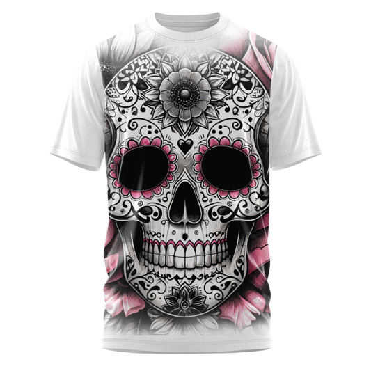Mechanical Skull Bloom T-Shirt
