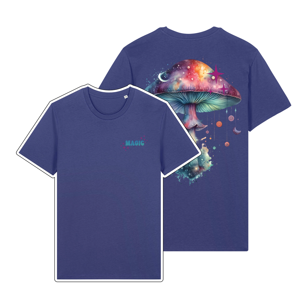 Magic Mushrooms Planets T-Shirt