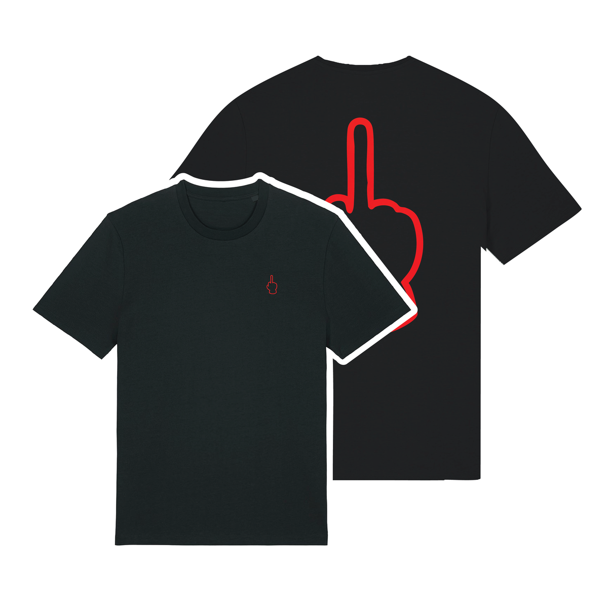 Middle Finger (Neon Reflective) T-Shirt