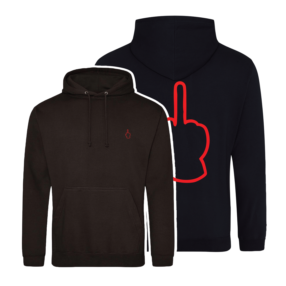 Middle Finger (Neon Reflective) Hoodie