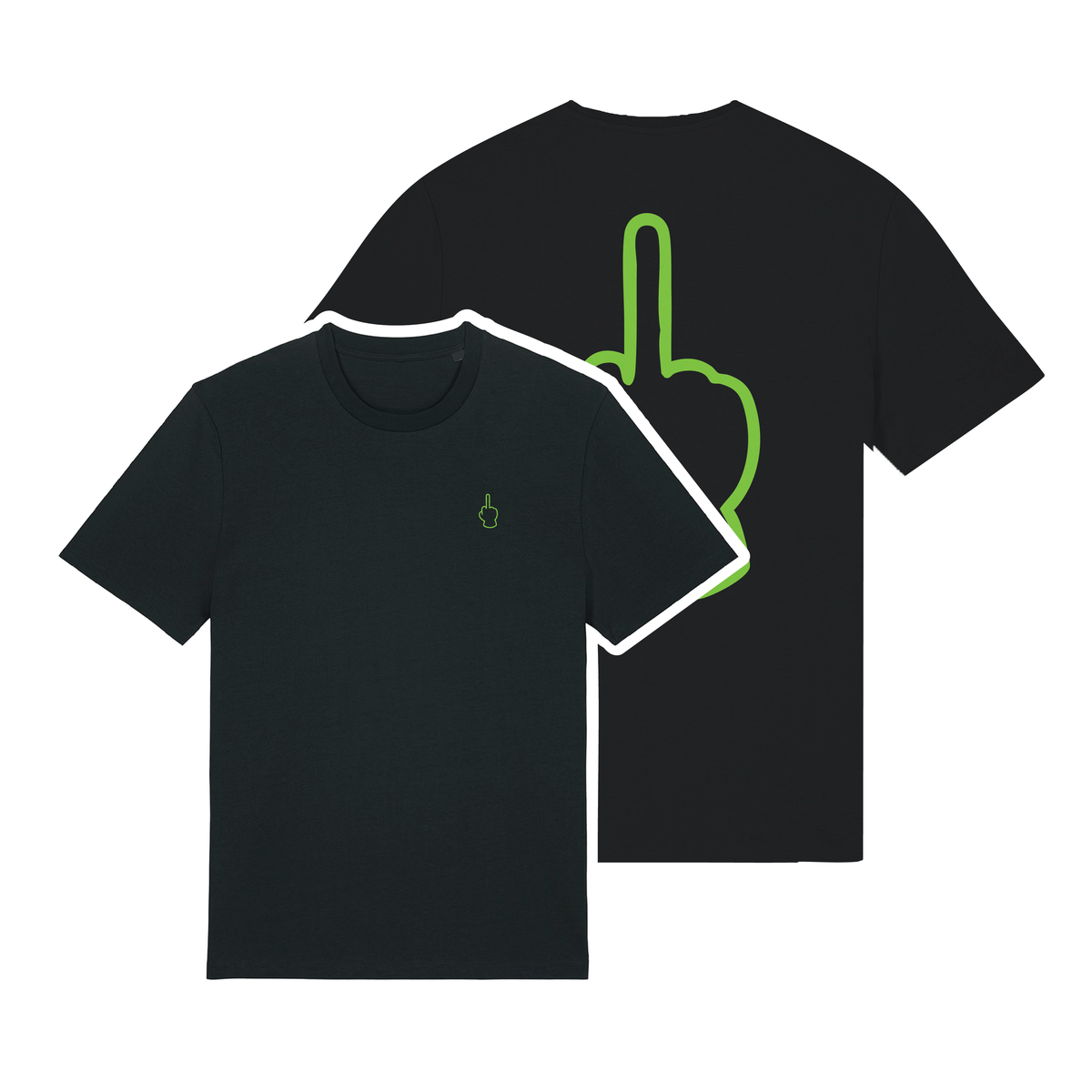 Middle Finger (Neon Reflective) T-Shirt