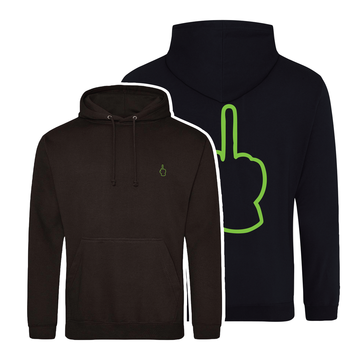 Middle Finger (Neon Reflective) Hoodie
