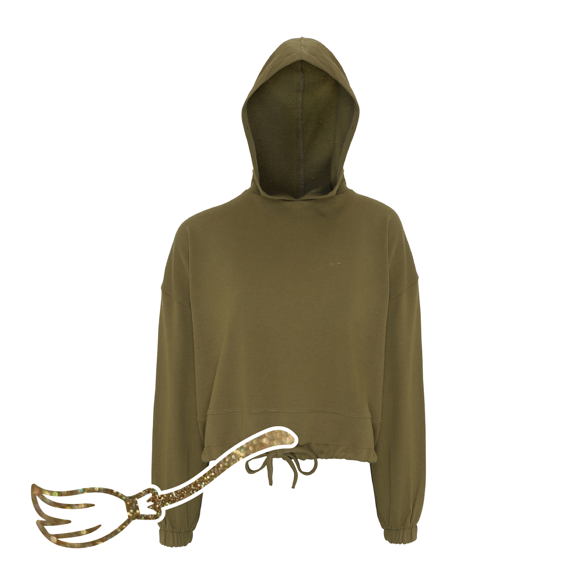 Witches Broom Hoodie - Ladies